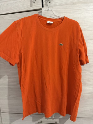 Lacoste αντρικό T-shirt, large, κόκκινο-πορτοκαλί