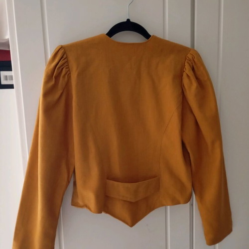 Vintage women's jacket size S like new, mustard color