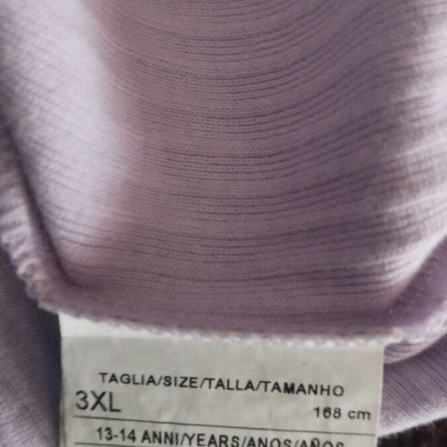 Benetton girls' set used, purple, sizes 10-11 and 13-14 years