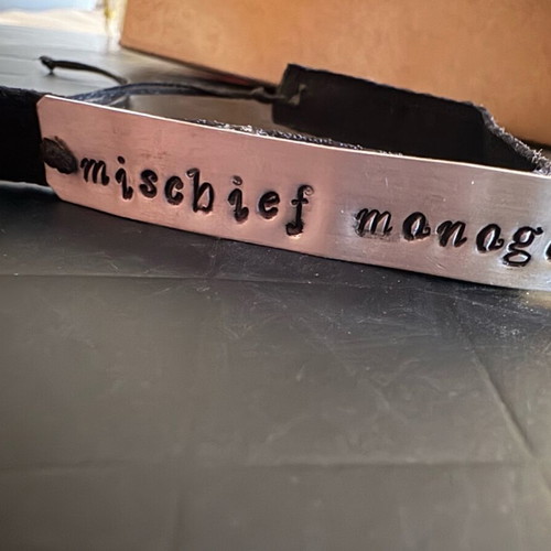 Handmade Mischief Managed Harry Potter bracelet new