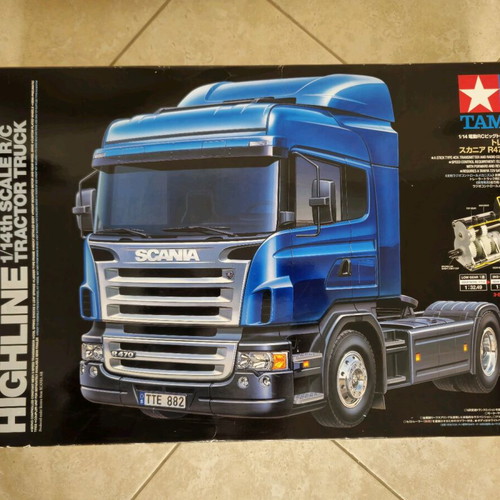 Tamiya Scania R470 1/14 Remote Control Tractor new with lights and sounds