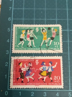 Γραμματόσημα Γερμανίας DDR 1961 Pioneer event in Erfurt like new