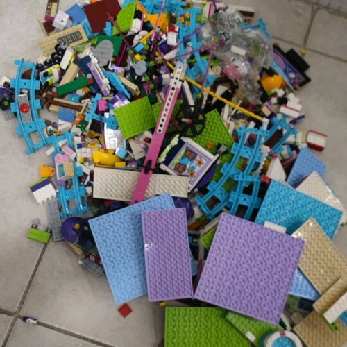 Lego 41130 amusement park used with missing pieces