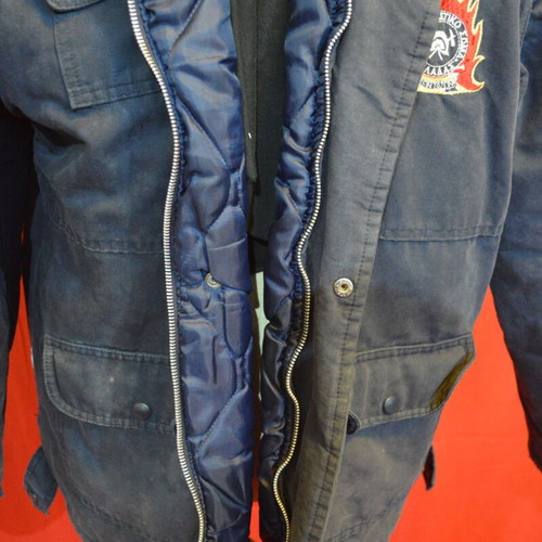 Fire Department windproof jacket XL used with detachable sleeves