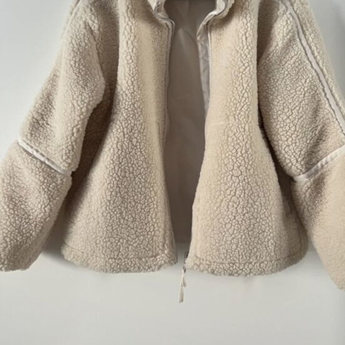 Sinsay fleece jacket beige, like new, size XS