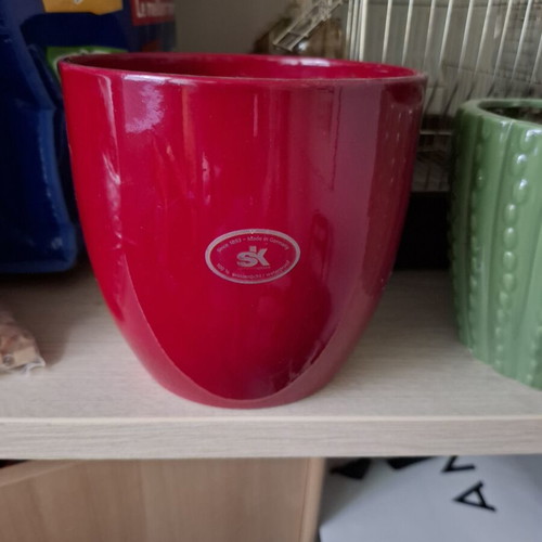 Plant pot like new, diameter 16.5 cm, height 15 cm