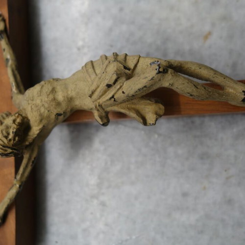 Crucifix used on wooden cross vintage