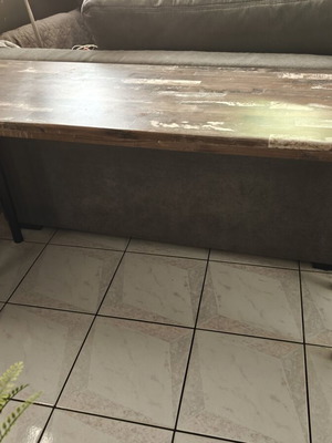 Handmade Minimal Desk used, adjustable height, kitchen countertop