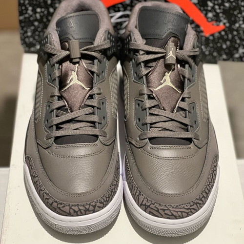 Air Jordan Spizike Low Cave Stone Anthracite new leather athletic shoes size 44