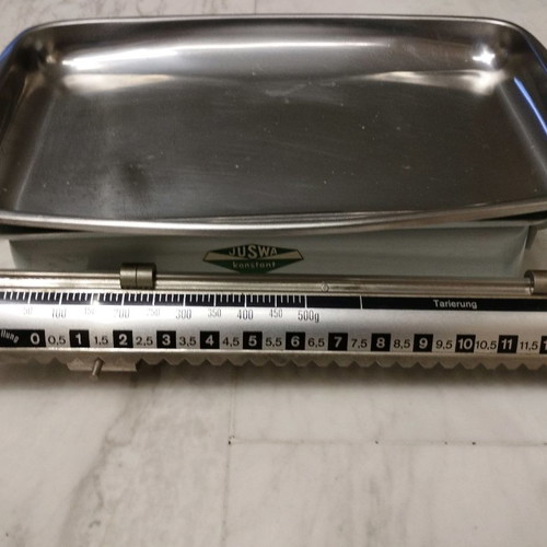 JUSWA Konstant kitchen scale used up to 12kg vintage 60s/70s