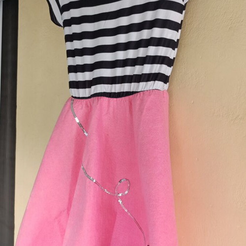 Retro Dress Poodle Skirt 50s Carnival Costume Fun World Size S/M like new
