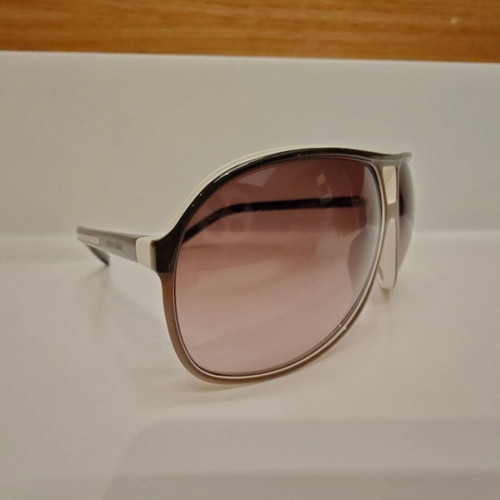 Dior Homme sunglasses, brown gradient lenses, brown and white frame