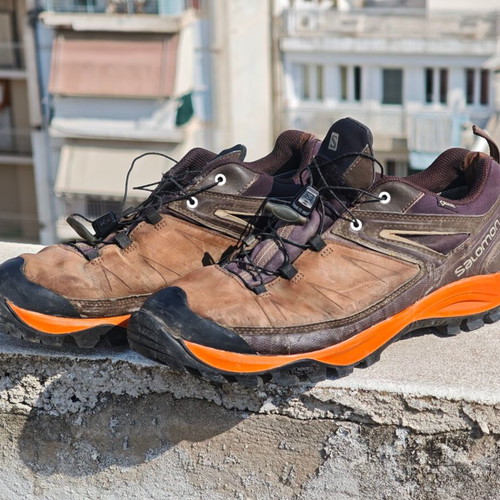 Salomon X Ultra 3 GTX LTR hiking shoes size 46-46.5, brown