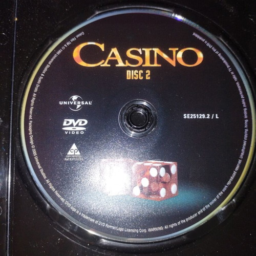 Casino DVD like new with Greek subtitles