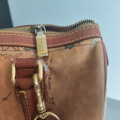 Alviero Martini 1a Classe Boston Small handbag used with geographic print