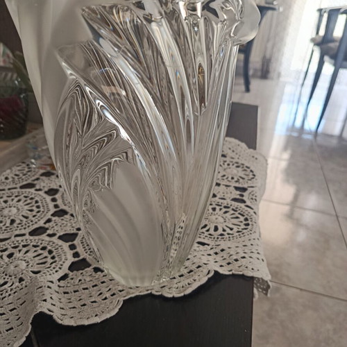 Vase, ashtray and candle holder like new, crystal