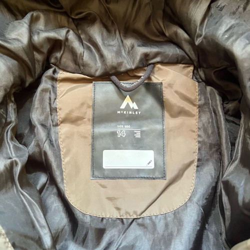 McKINLEY boys' jacket like new for 14 years old, black and khaki