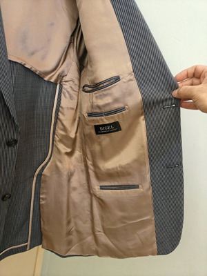 Digel καλοκαιρινό cool wool σακάκι, δίκουμπο_δύο ανοίγματα_μπλε νο 50