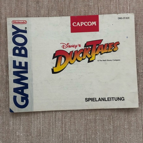 Duck Tales Nintendo GameBoy manual used