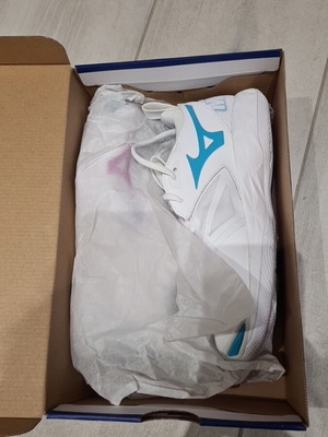 Mizuno Wave Momentum 2 women's volleyball shoes new, white, size 39