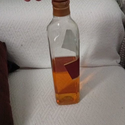 Johnnie Walker Red Label used half bottle