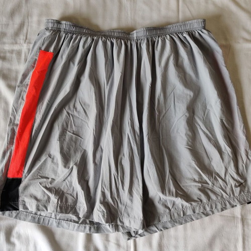 Σορτσάκι τρεξίματος Nike Dri-Fit μεταχειρισμένο, γκρι-πορτοκαλί, μέγεθος XXL
