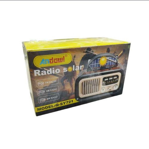 Andowl Solar Table Radio Q-SY721 new