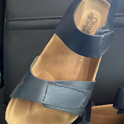 Citrouille et Compagnie sandals for boys size 33 like new, blue