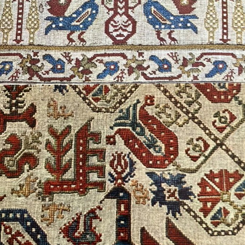Postcards with traditional Greek embroidery, used, pack of 20