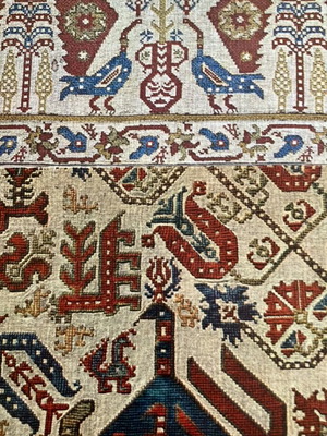 Postcards with traditional Greek embroidery, used, pack of 20