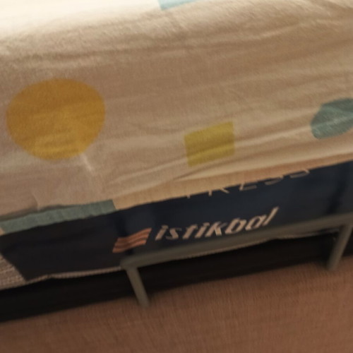 Semi-double bed with storage, 120x220 cm