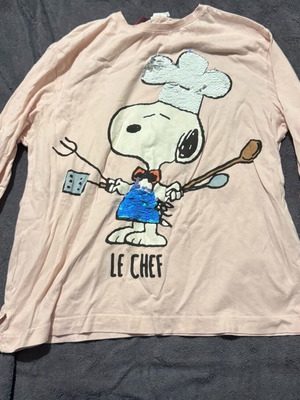 Snoopy long-sleeve shirt for girls Zara used