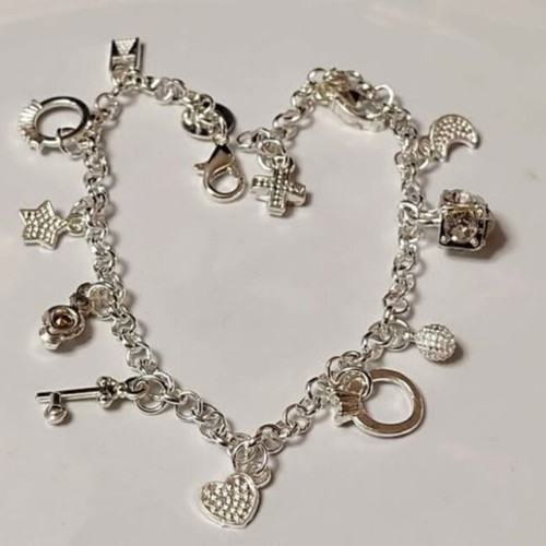 Women's bracelet stainless steel 316 with zircon new