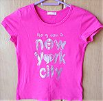  Καλοκαιρινή μπλούζα για κορίτσι 9-11 ετών χρώμα φούξια σε άριστη κατάσταση