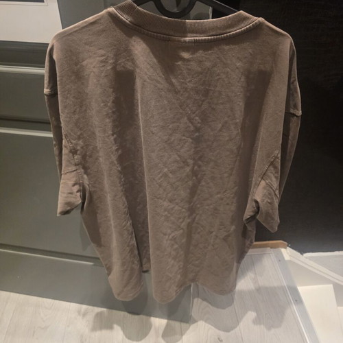 Gymshark Collegiate Washed Sportshirt, L, Soft Brown