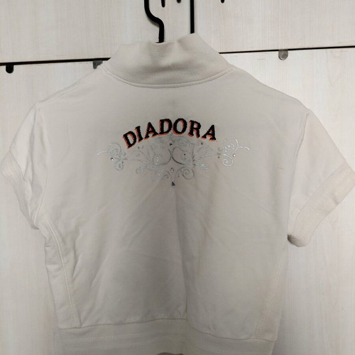 Diadora shortsleeves sweatshirt like new, white