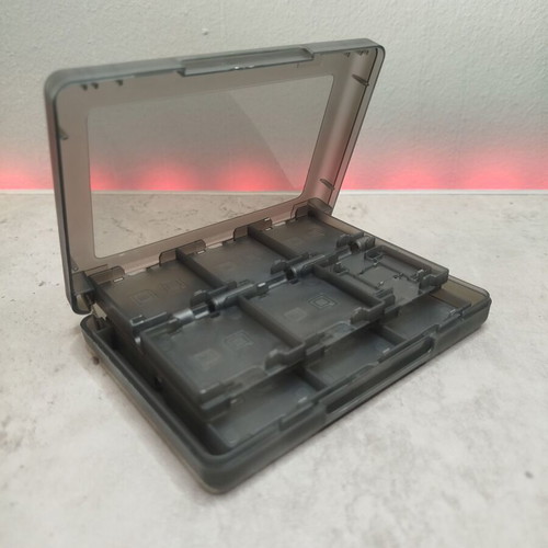 Nintendo DS game case 24-slot new, transparent black