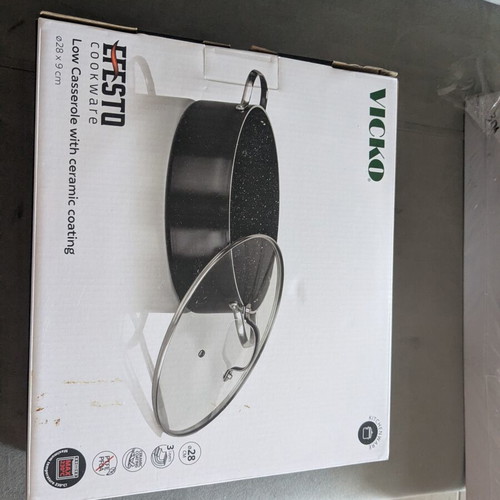 Cooking pot with ceramic coating, 28x9cm