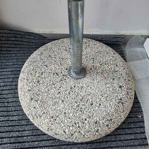 Umbrella base used, 55kg with pebble coating