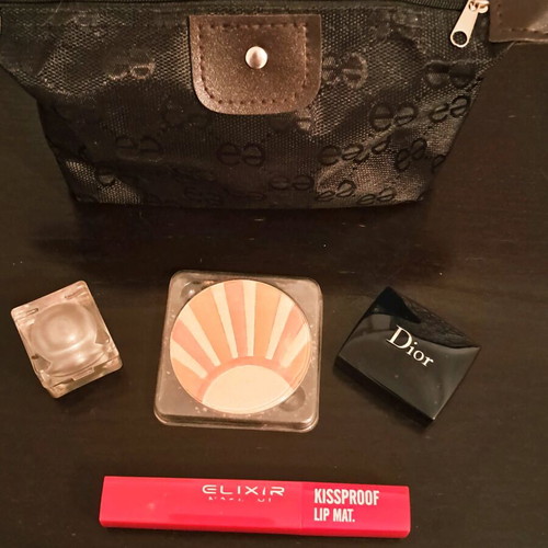 Beauty case Dior mini palette and powder like new