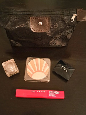 Beauty case Dior mini palette and powder like new