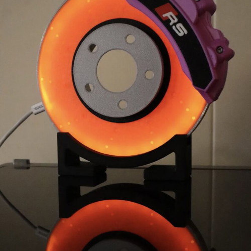 BrakeGlow 3D Illuminated Car Brake Disc with LED Lighting new