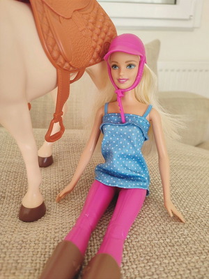 Barbie κούκλα και άλογο σε άριστη κατάσταση