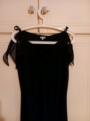 Black summer dress size L like new