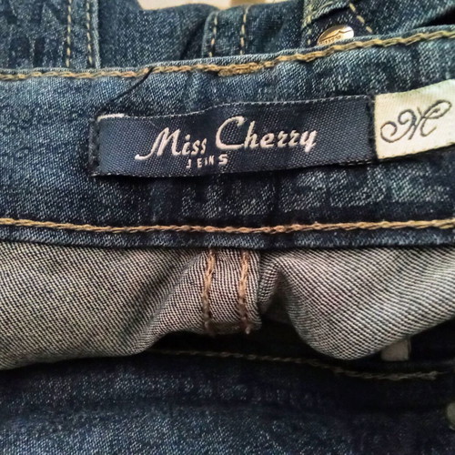 Elastic women's jeans pants M blue like new