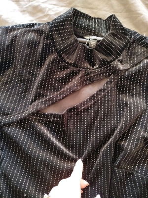 Guess velvet blouse with rhinestones, like new, size M