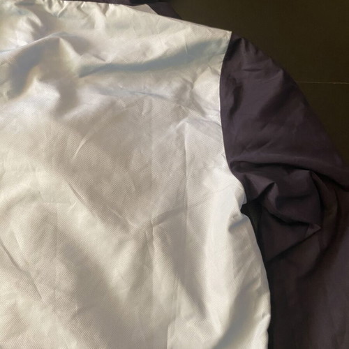 Lacoste jacket like new, black and blue, size S