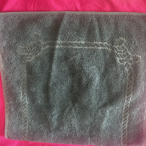 Face towel like new, 50 x 90 cm, green cotton