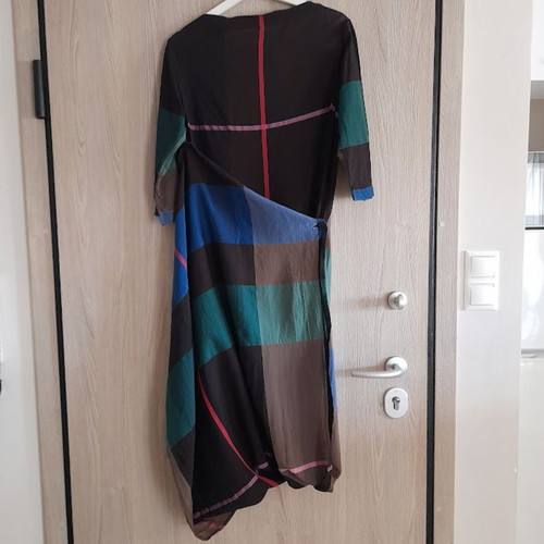 Issey Miyake summer dress size S used, colorful