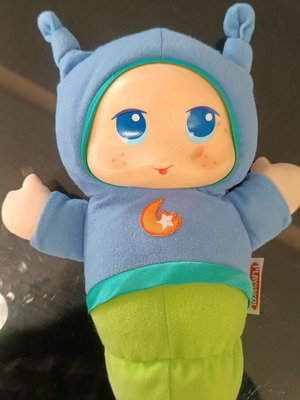 Musical children's doll like new with light and washable mechanism